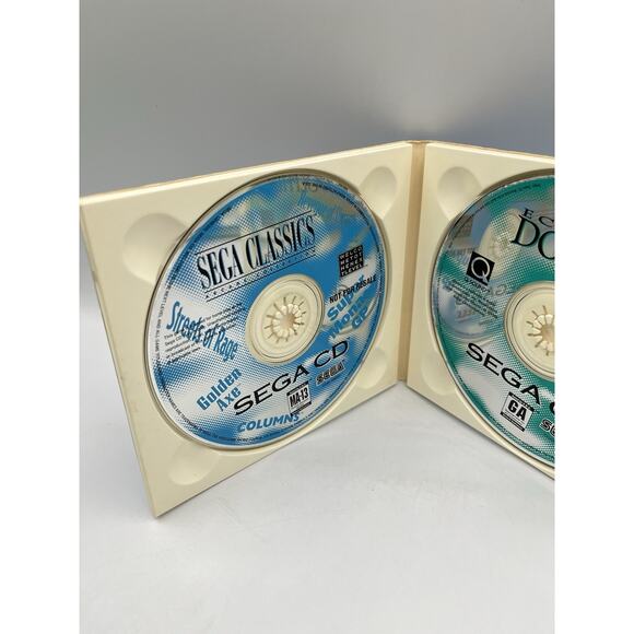 Ecco the Dolphin + Sega Arcade Classics Not For Resale (Sega CD) Polished Discs - Picture 7 of 9